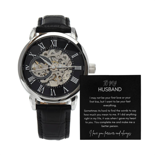 To My Husband - Genuine Leather Watch