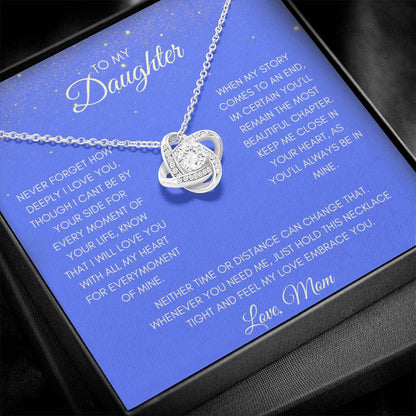 Daughter - Feel the Love Knot Necklace