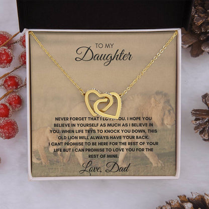 Daughter - Feel the Love Interlocking Necklace