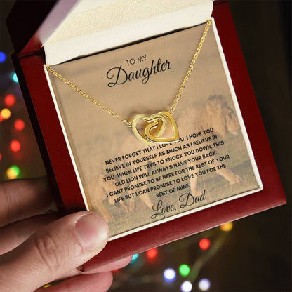 Daughter - Feel the Love Interlocking Necklace