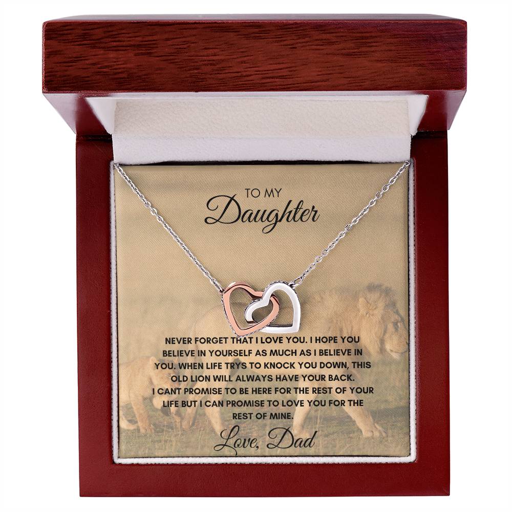 Daughter - Feel the Love Interlocking Necklace