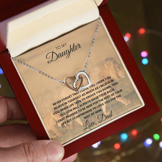 Daughter - Feel the Love Interlocking Necklace