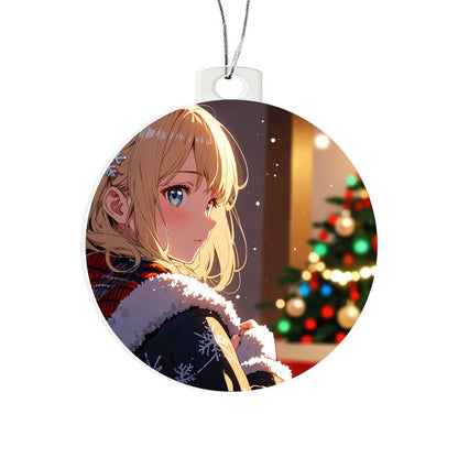 Christmas Anime Girl Ornament