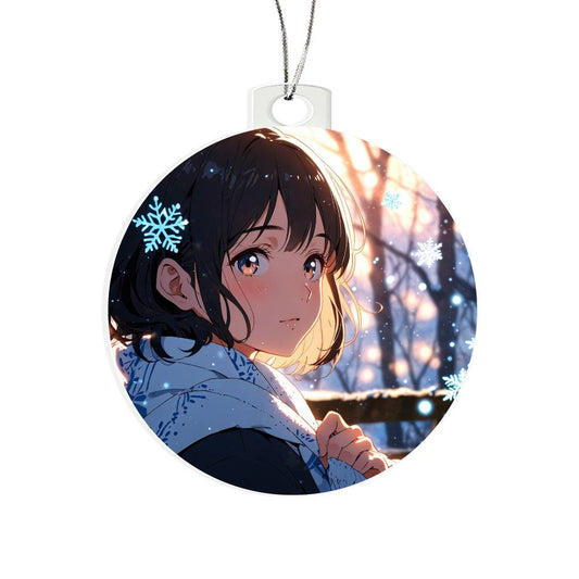 Lofi Girl Christmas Ornament