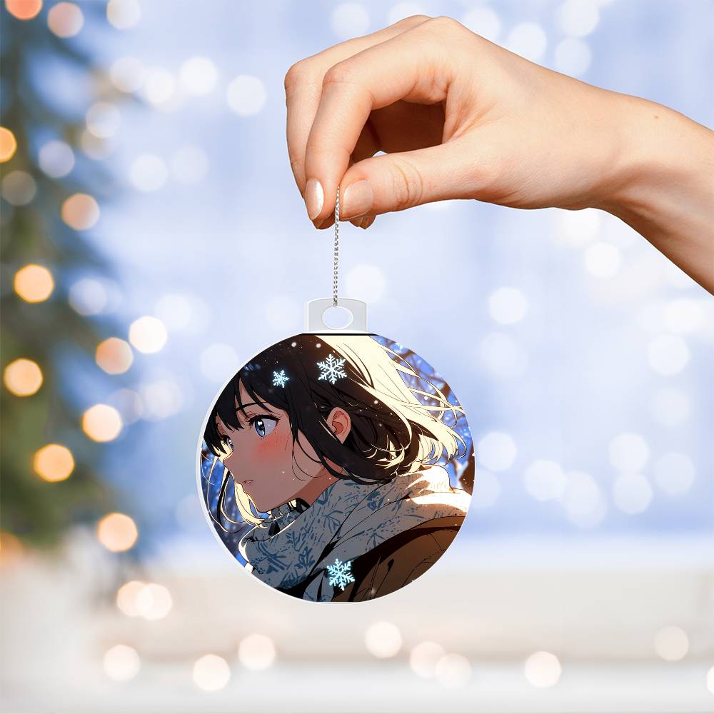 LOFI GIRL CHRISTMAS ORNAMENT