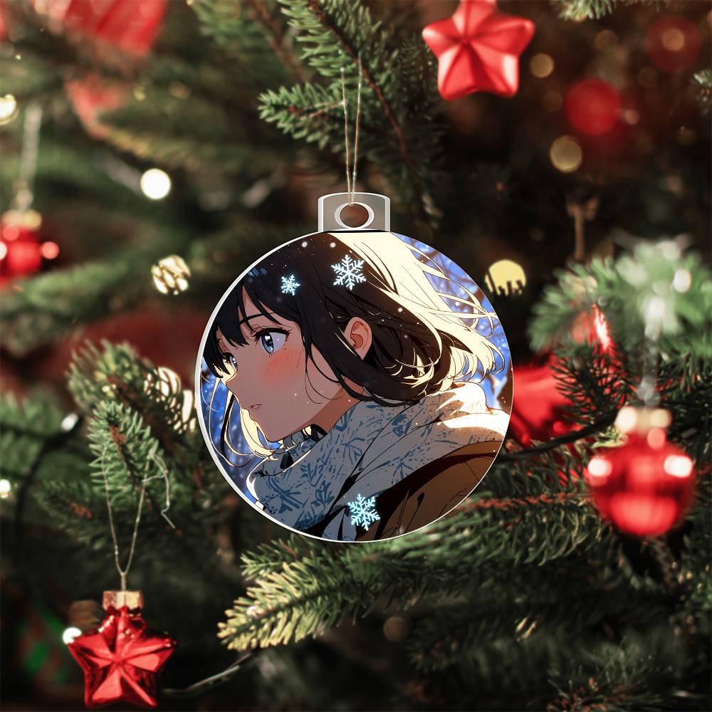 LOFI GIRL CHRISTMAS ORNAMENT