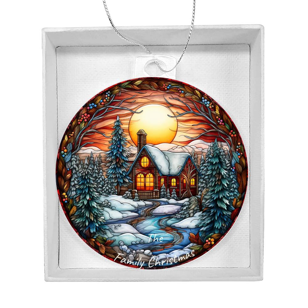 Personalized Acrylic Sunrise Home Ornament