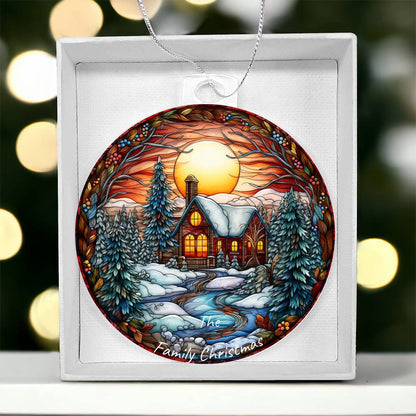 Personalized Acrylic Sunrise Home Ornament