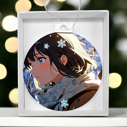 LOFI GIRL CHRISTMAS ORNAMENT