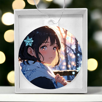 Lofi Girl Christmas Ornament