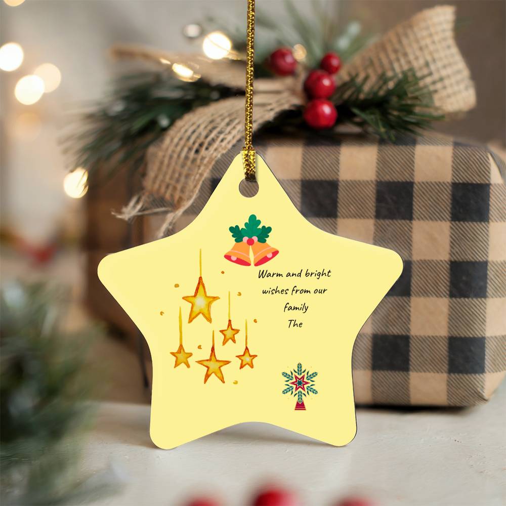 Gloss Star Family Ornament