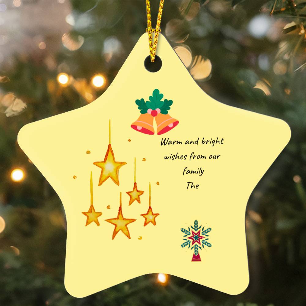 Gloss Star Family Ornament