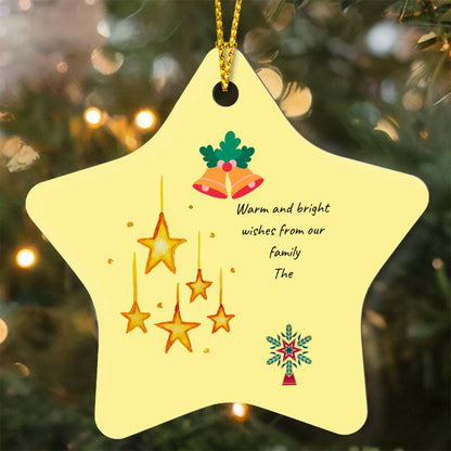 Gloss Star Family Ornament