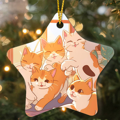 Cutie Cats Ornament