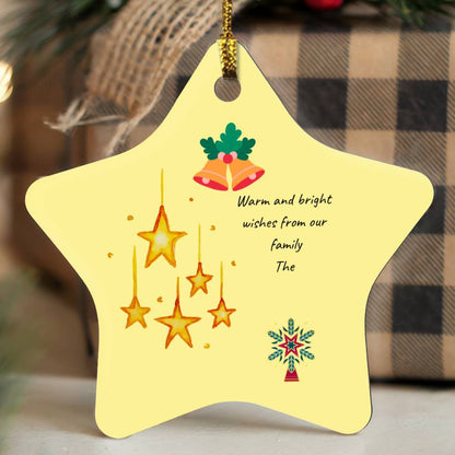 Gloss Star Family Ornament